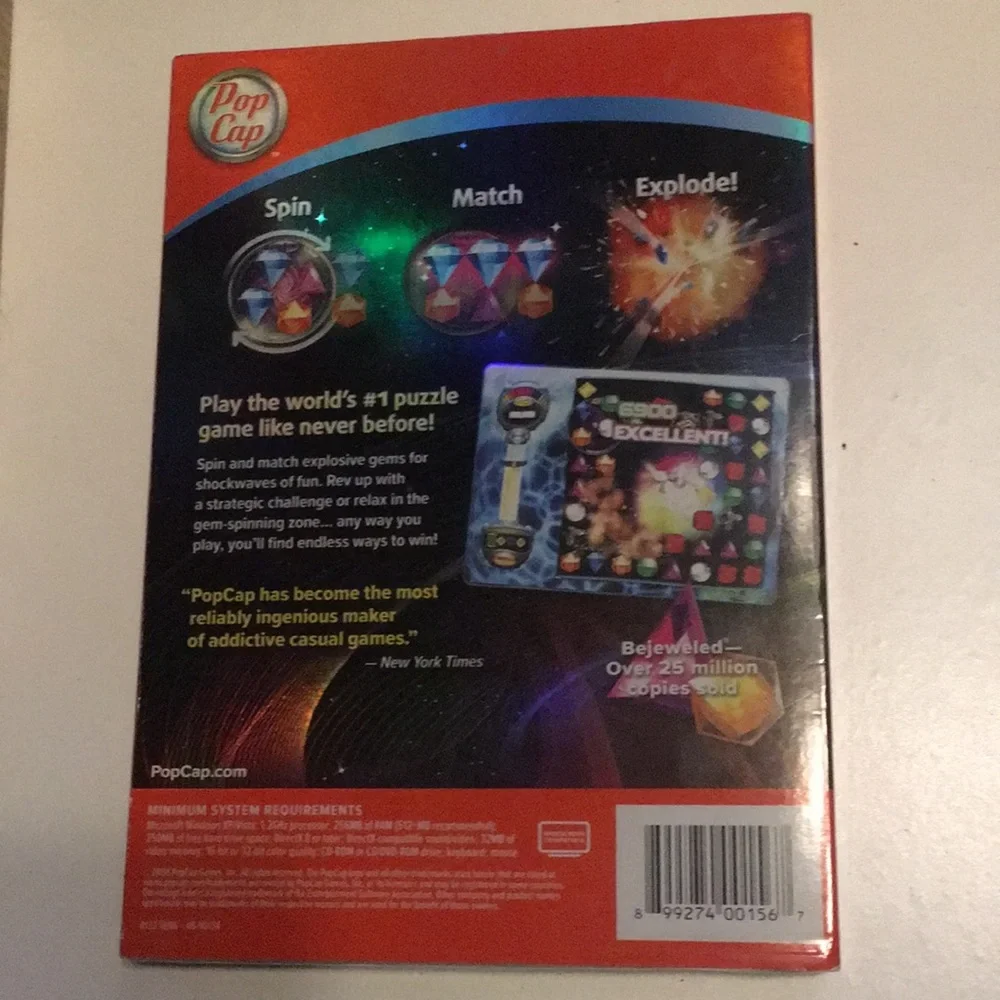 BEJEWELED TWIST CD-ROM COMPUTER GAME FOR MICROSOFT WINDOWS